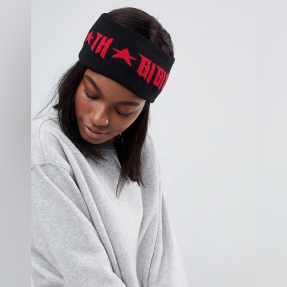 Gigi Hadid Logo Headband Black